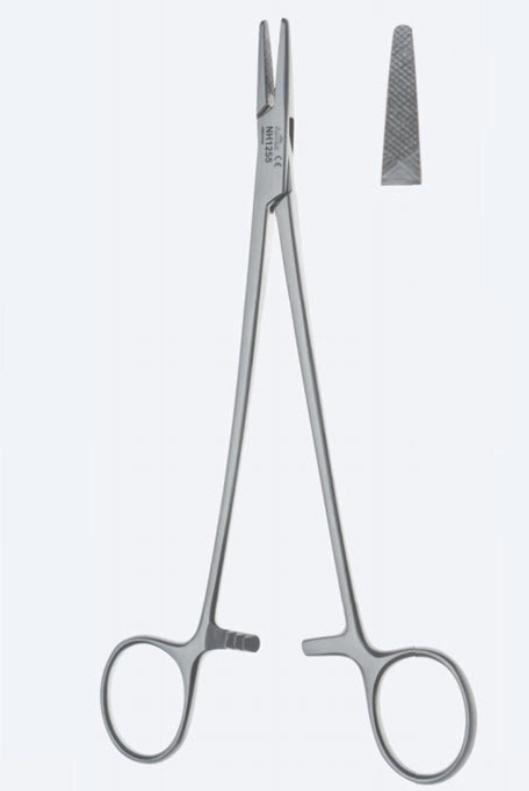 Голкотримачі, хірургічні, "Mayo-Hegar", прямі, для ниток 2/0 - 6/0, з кремальєрою, загальна довжина 190 мм, 7 1/2". Бренд - Asanus Medizintechnik Gmb, Німеччина